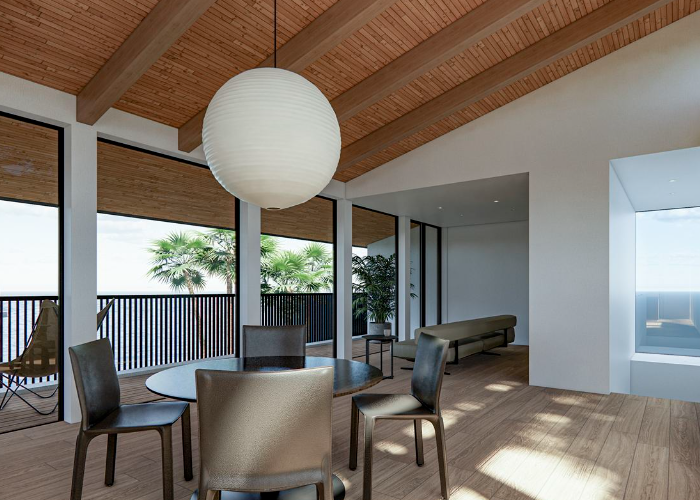 明るいダイニング