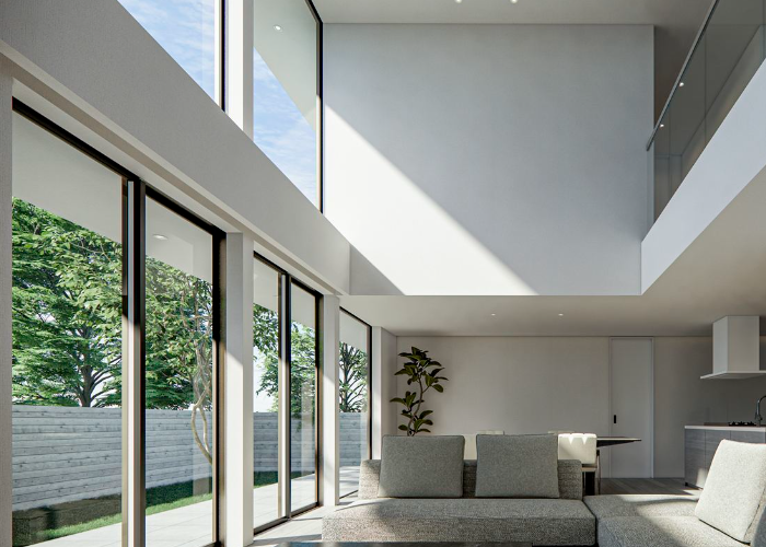 明るいダイニング